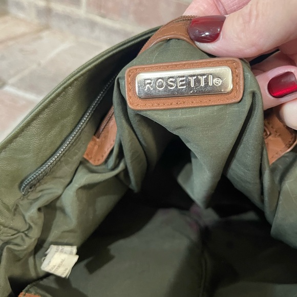 Rosetti Green and Brown Messenger Bag - Picture 11 of 11
